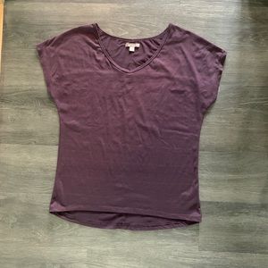 Women’s casual purple T-shirt
